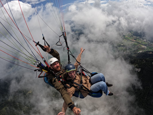 Gleitschirm-Tandemflug (Gerlitzen, Österreich)