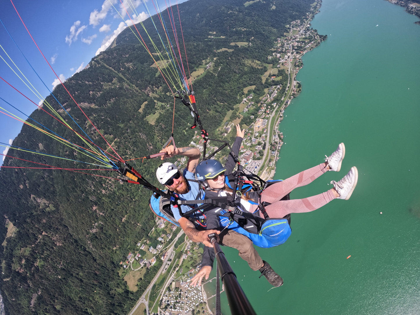 Gleitschirm-Tandemflug (Gerlitzen, Österreich)