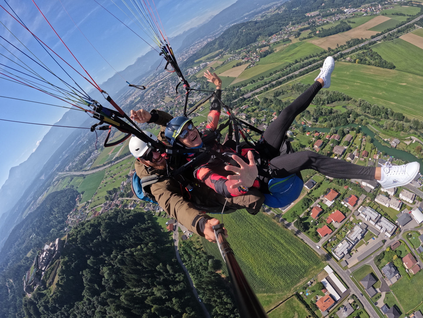 Gleitschirm-Tandemflug (Gerlitzen, Österreich)