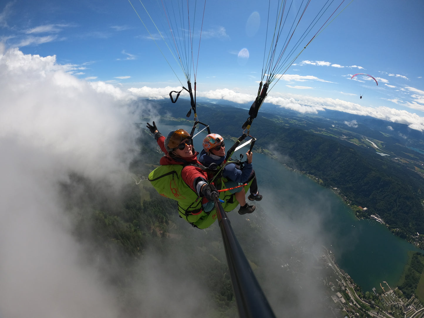 Gleitschirm-Tandemflug (Gerlitzen, Österreich)