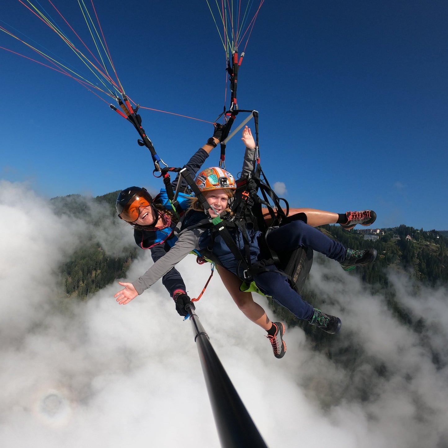 Gleitschirm-Tandemflug (Gerlitzen, Österreich)